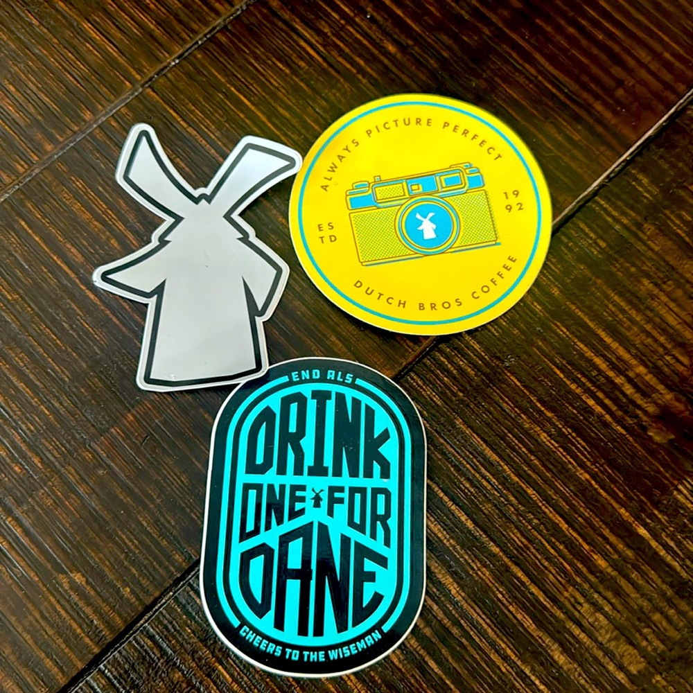 Dutch bros stickers